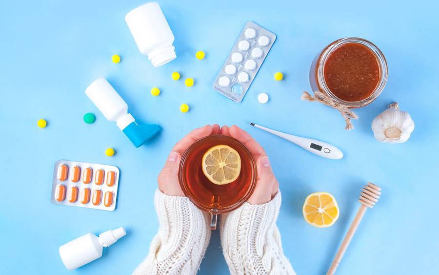 Essentials to help prevent flu.